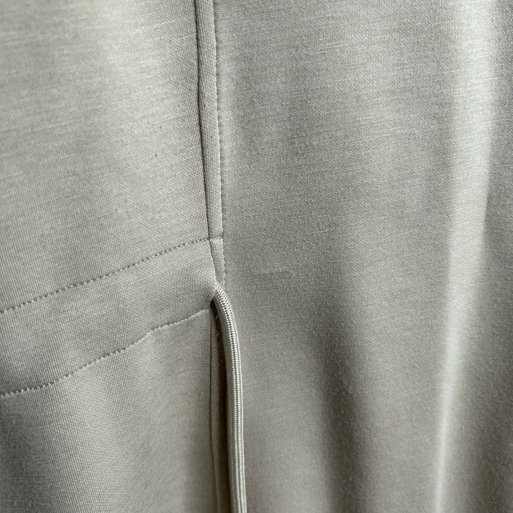 Elie Tahari Women’s L Drawstring Knee Length Dress Pockets Olive 4541 - Picture 3 of 11